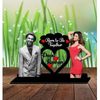 Acryclic Die cut Couples Photo frame
