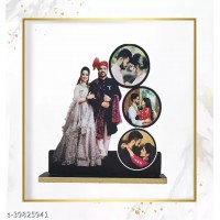 Acryclic Die cut Couples Photo frame