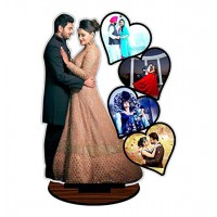 Acryclic Die cut Couples Photo frame