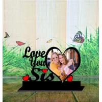 Acryclic Die cut Couples Photo frame